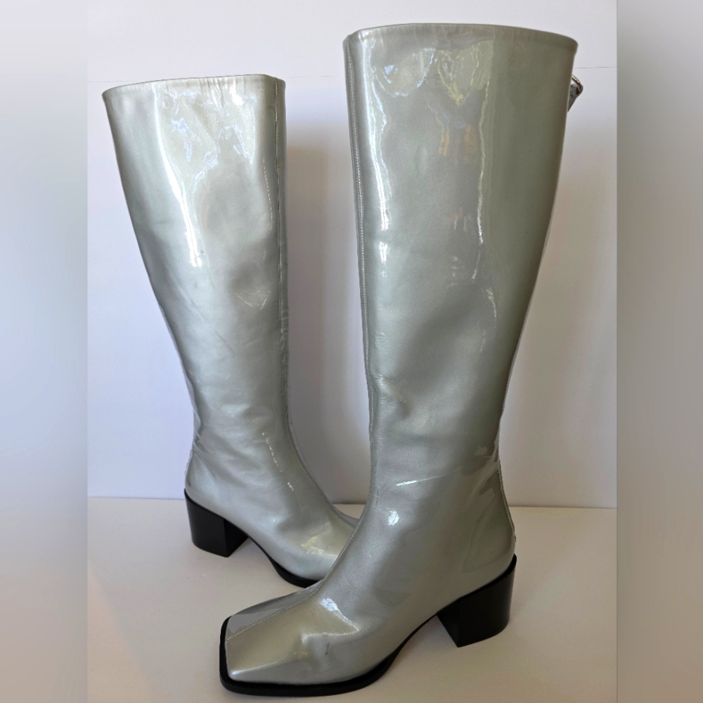 Aeyde Amina Silve Knee Booots